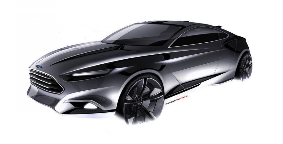 Эскиз Ford Evos Concept 2011 года  (фото 55 из 62)